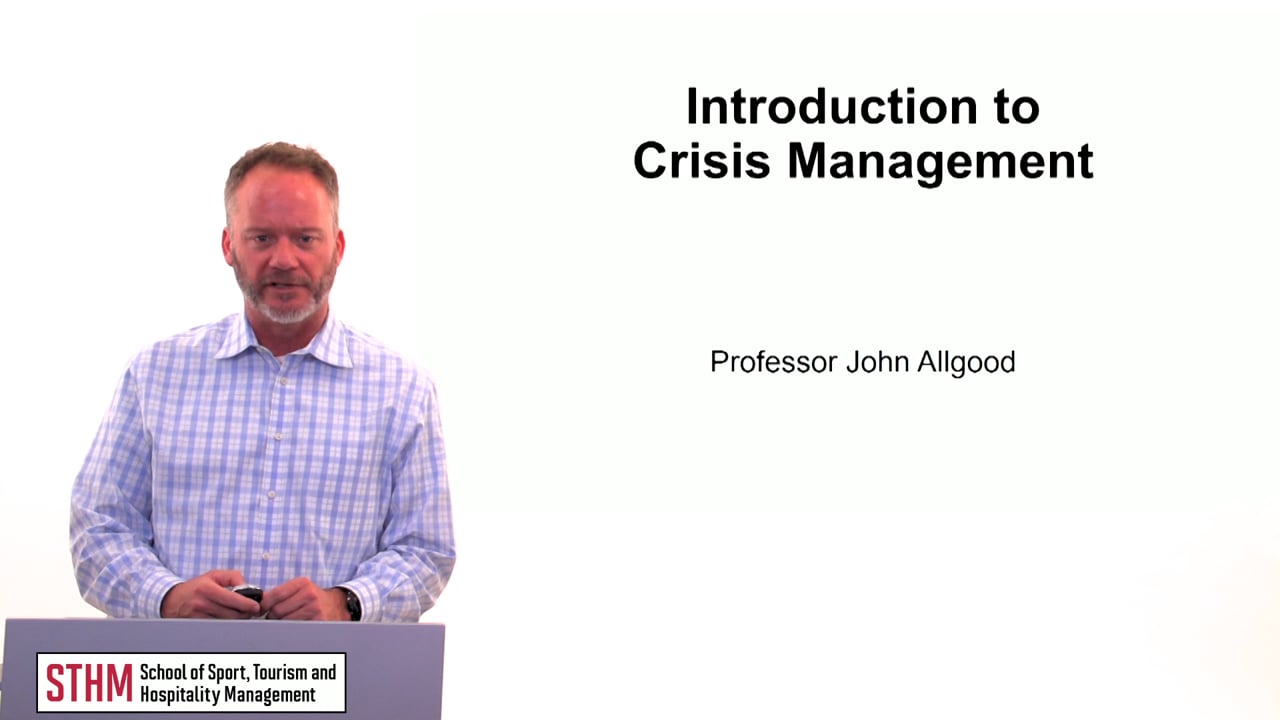 Login to view Introduction to Crisis Management