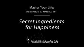 Secret Ingredients for Happiness