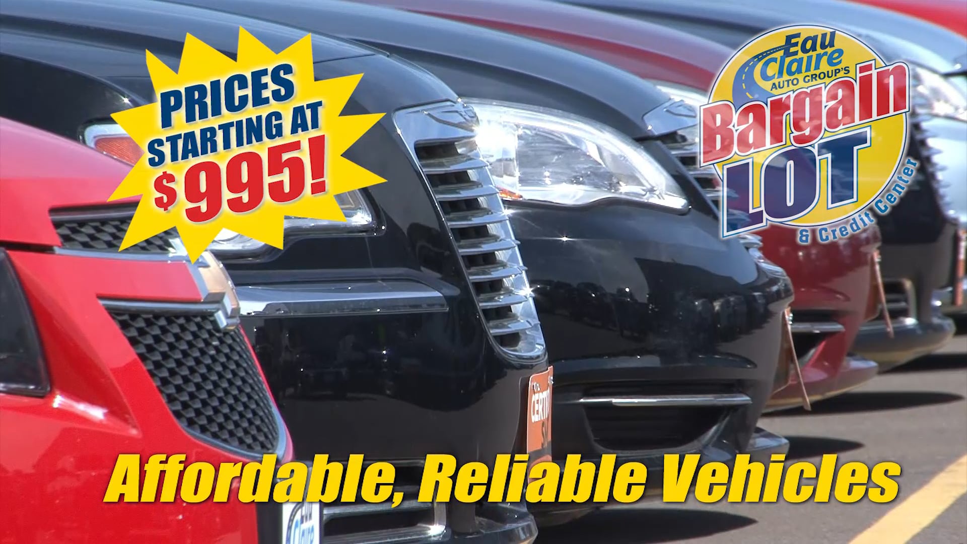 Eau Claire Auto Group Bargain Lot ECAG1801 Auto Tax 2018 HD 1080i on Vimeo