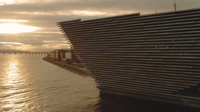 V&A Dundee drone filming - November 2017