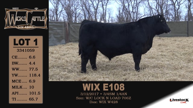Lot #1 - WIX E108