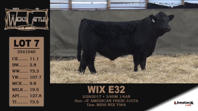 Lot #7 - WIX E32