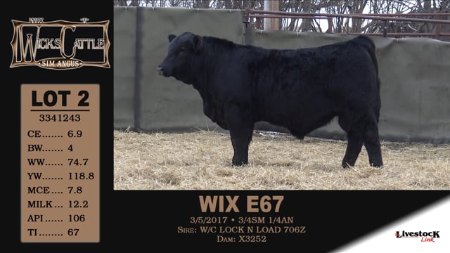 Lot #2 - WIX E67
