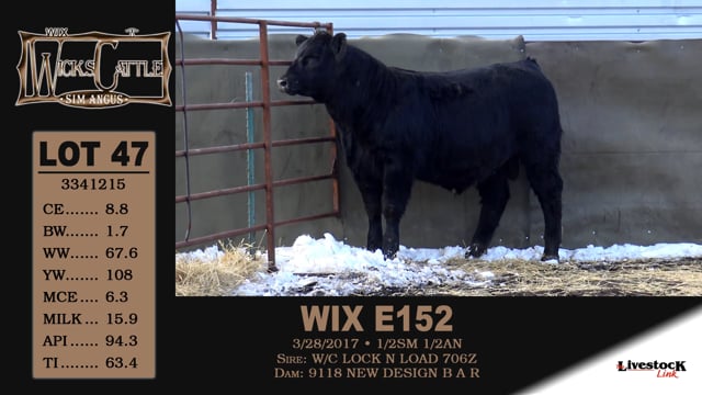 Lot #47 - WIX E152