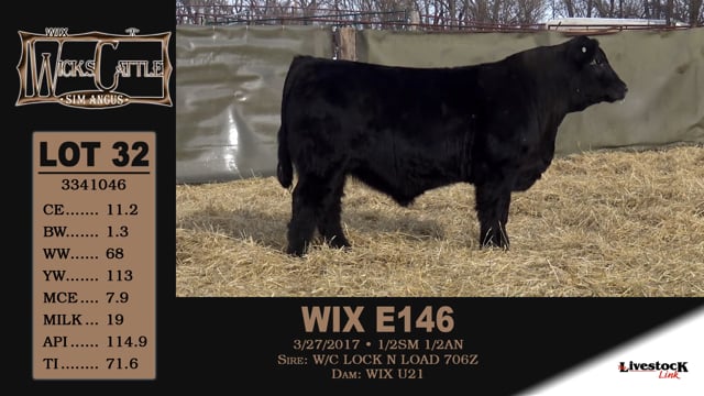 Lot #32 - WIX E146