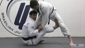 Sit-Up Guard Ankle Push Sweep to Triangle Choke