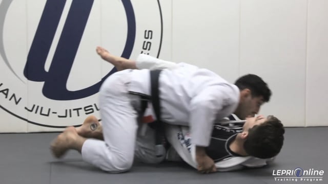 Sit-Up Guard Chest Push Sweep and Pass