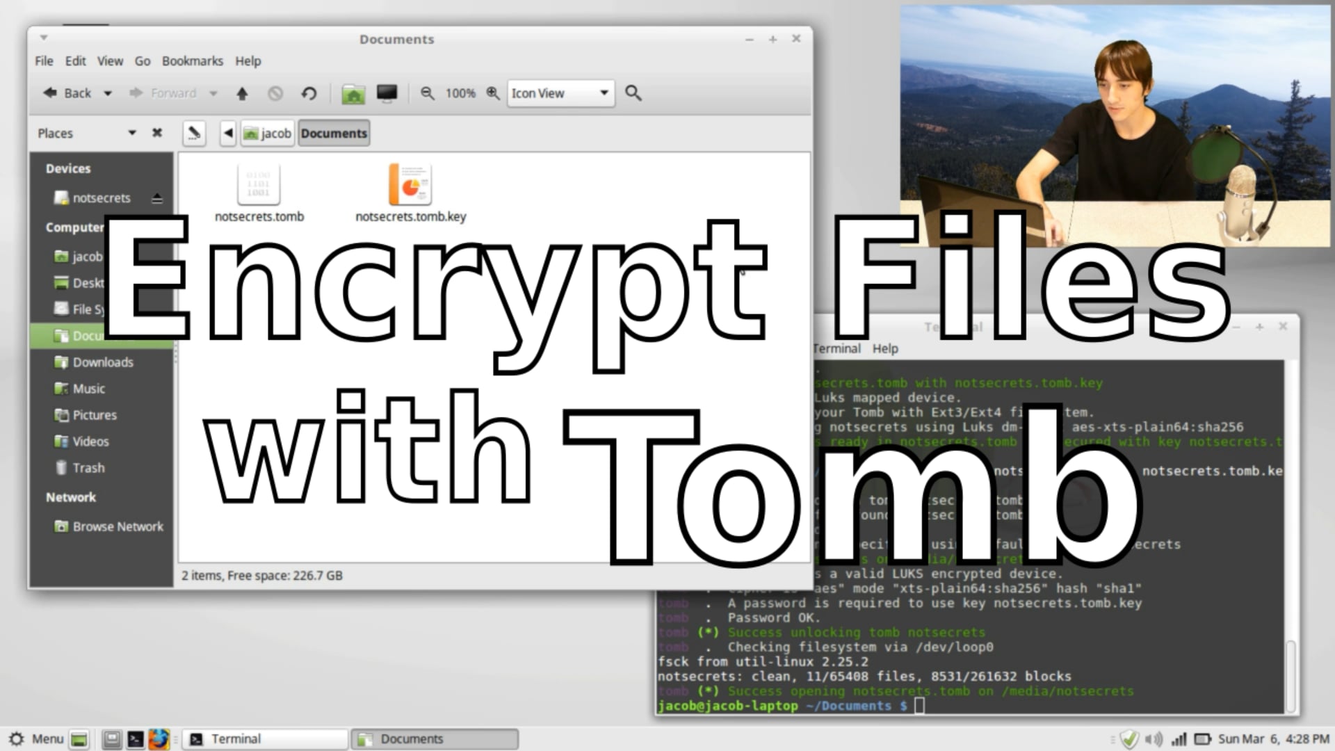 Encrypt Files with Tomb