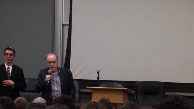 David Horowitz at Beverly Hills High School