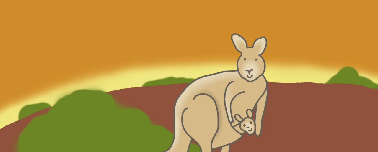 angry kangaroo gif