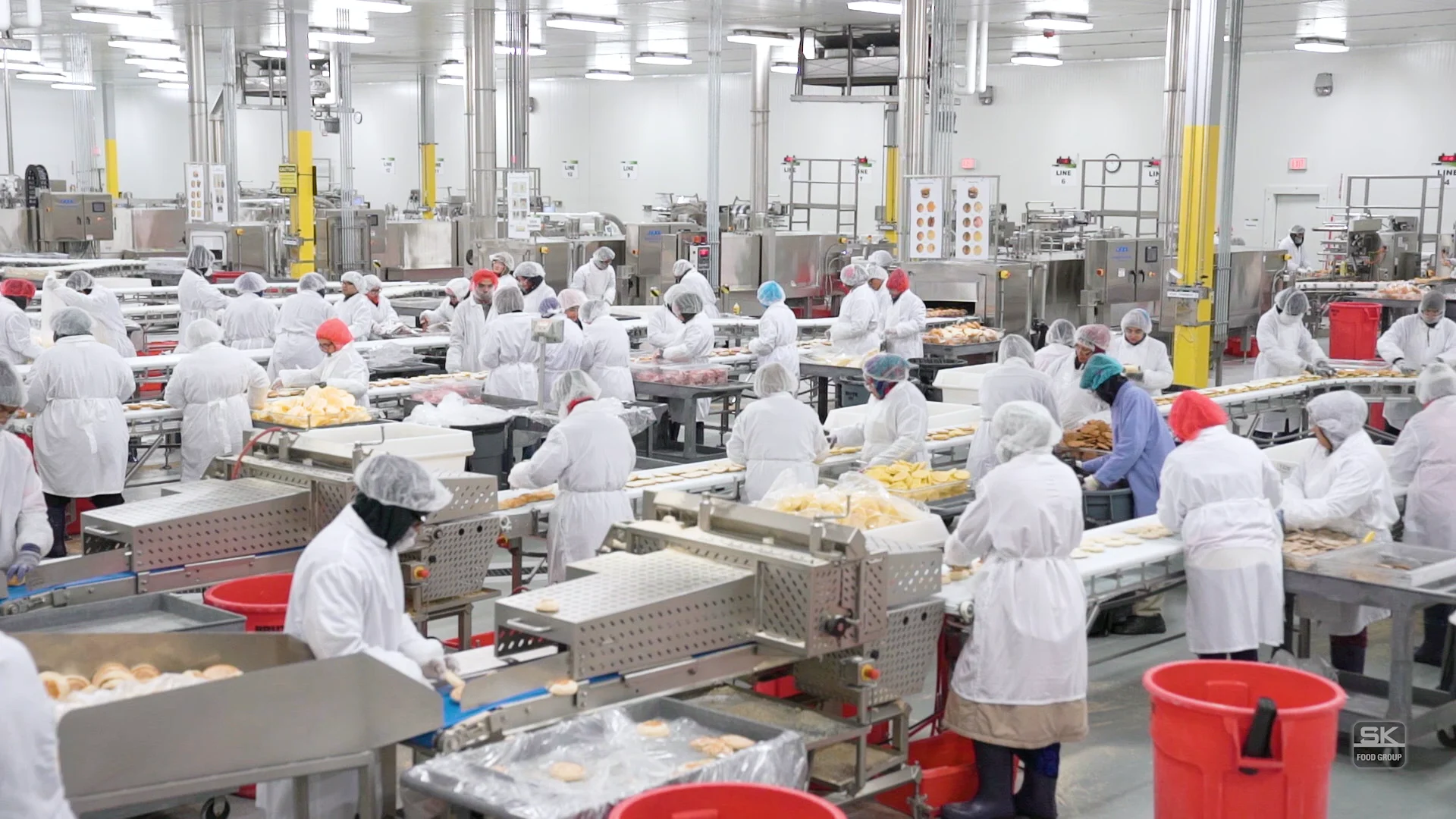 mass production food