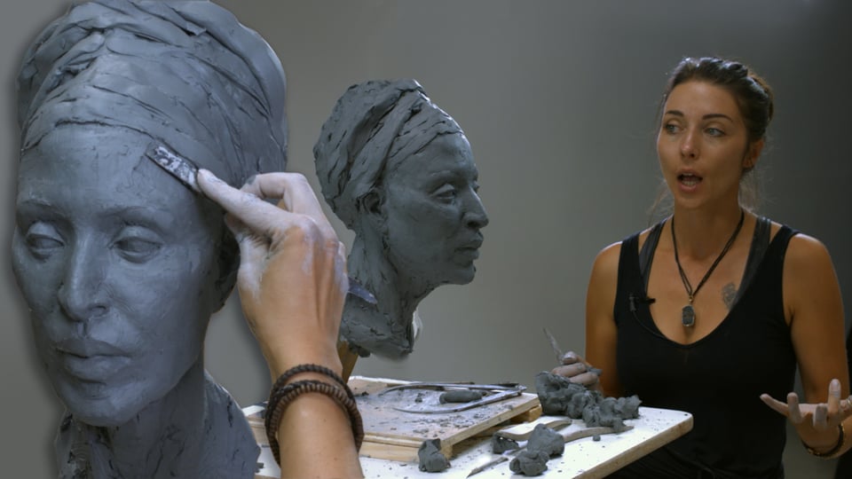 Sculpting the Female Portrait in Clay