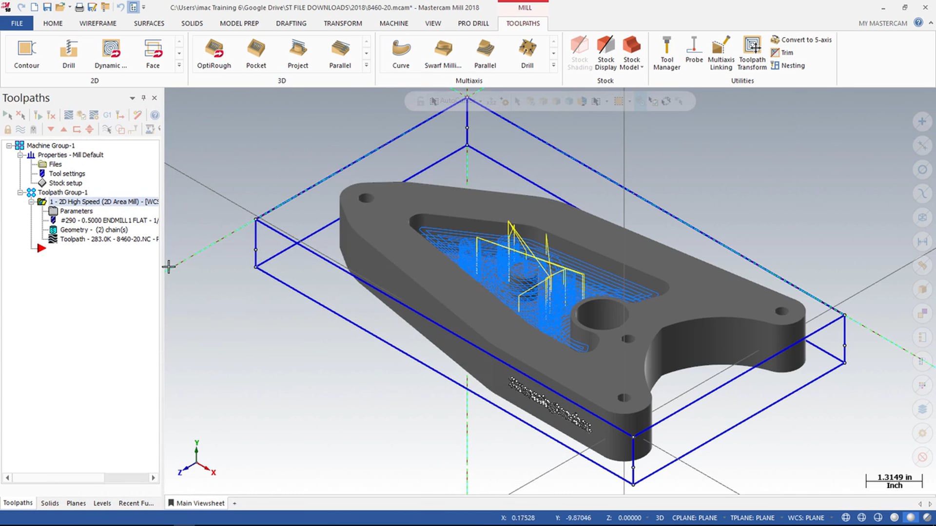 2D HST & Dynamic Toolpaths