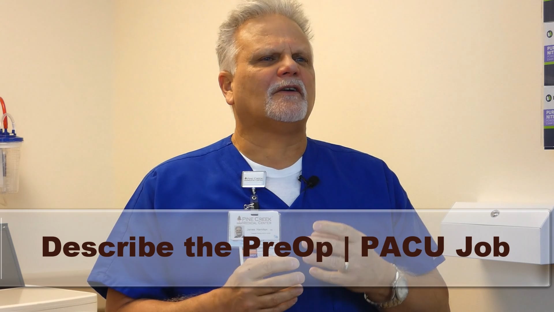 Pre-Op & PACU Director Jim Talks About the Nursing Roles at PCMC on Vimeo
