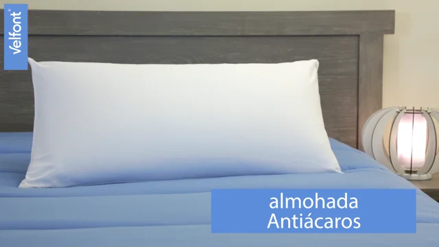Almohada Antiacaros Blanco 30x55 - VELFONT