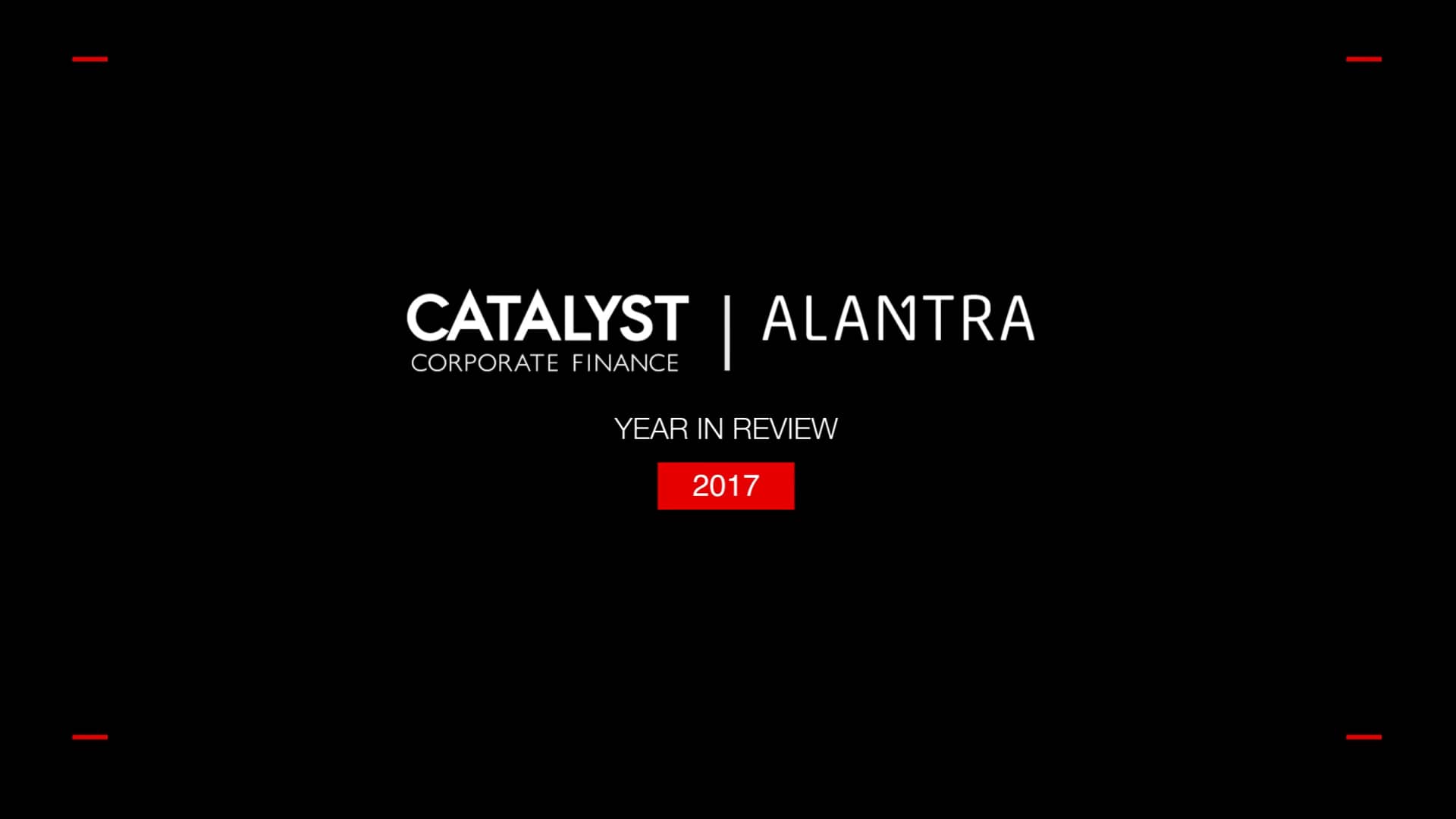 Catalyst Corporate Finance / Year in Review on Vimeo