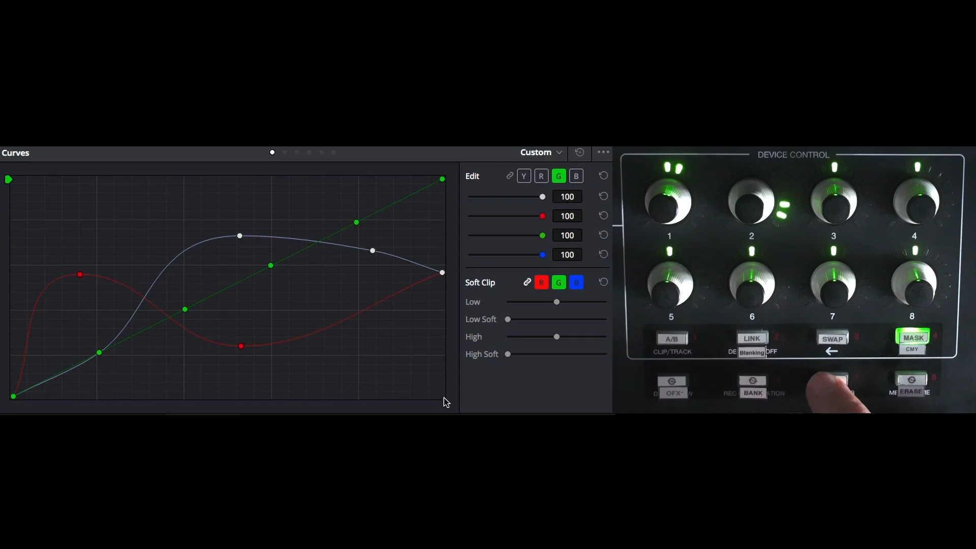 APC40 Davinci Resolve Controller Kit Custom Curves Control on Vimeo