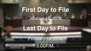 First Day to File for City Election