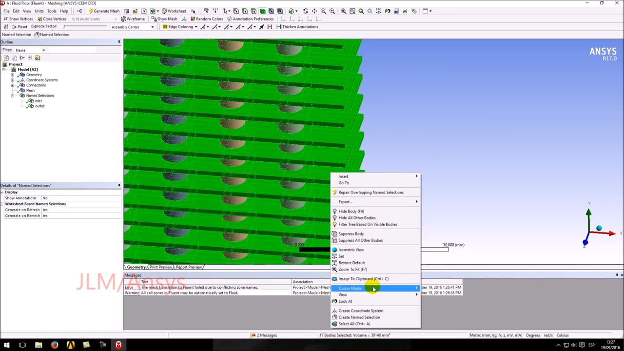Ansys Tutorial radiator on Vimeo