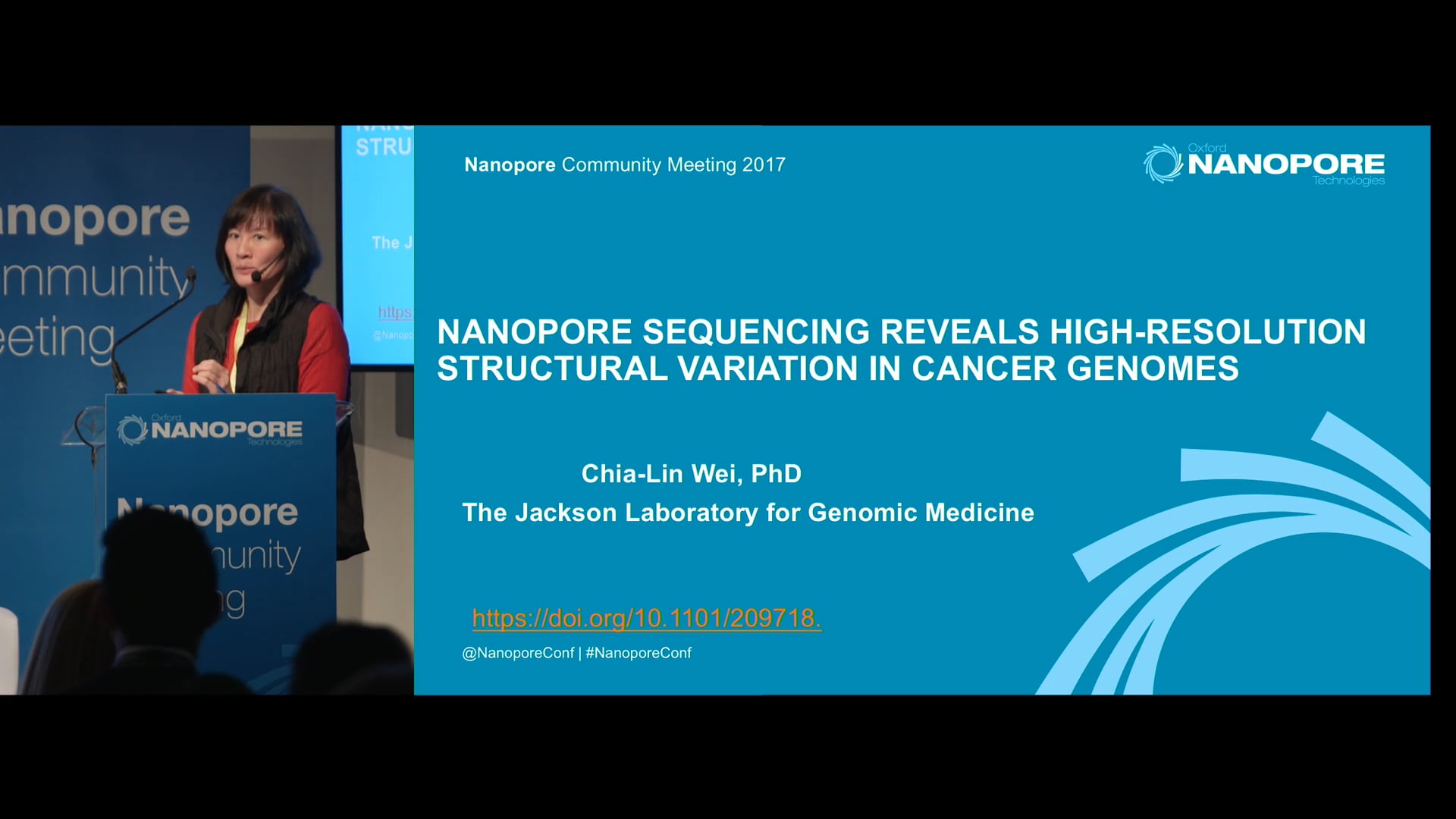 Chia-Lin Wei│Nanopore Sequencing Reveals High-Resolution Structural  Variation in the Cancer Genome on Vimeo