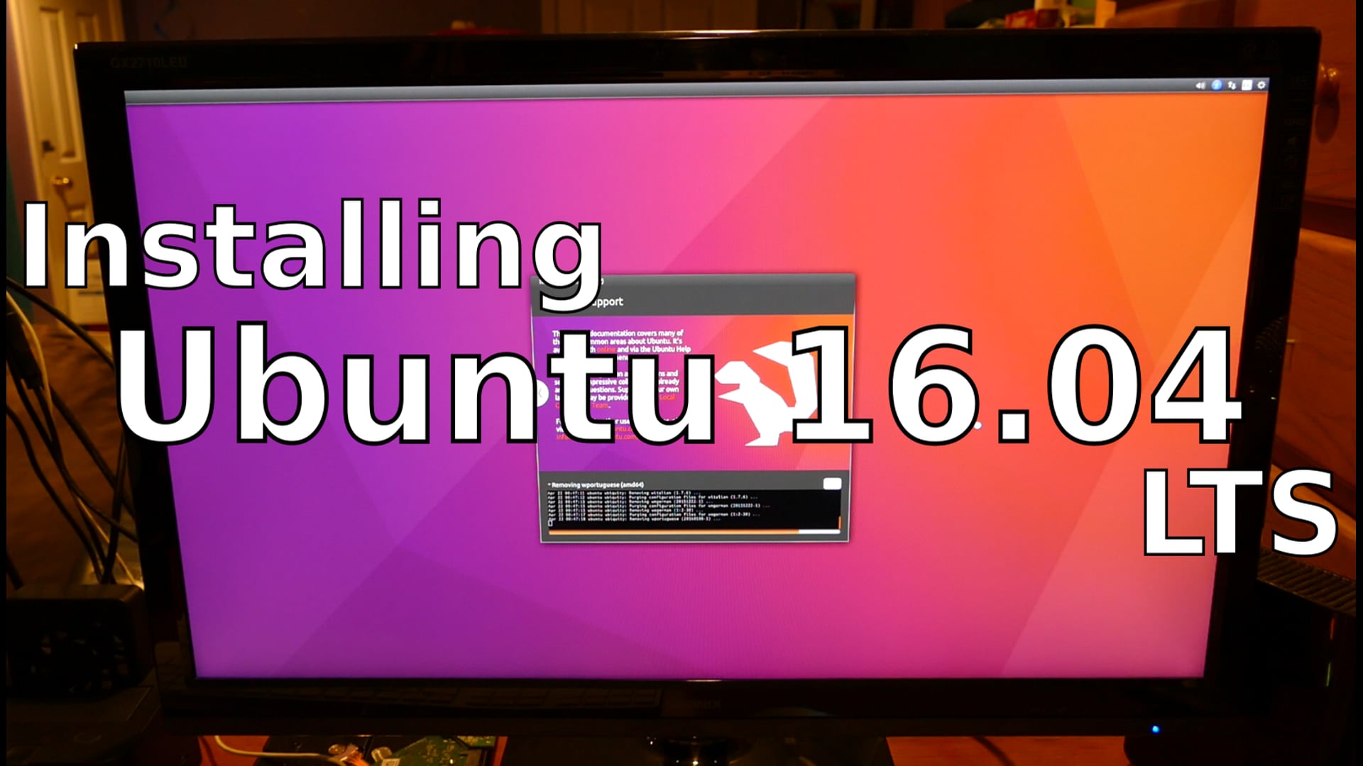 Installing Ubuntu 16.04 LTS