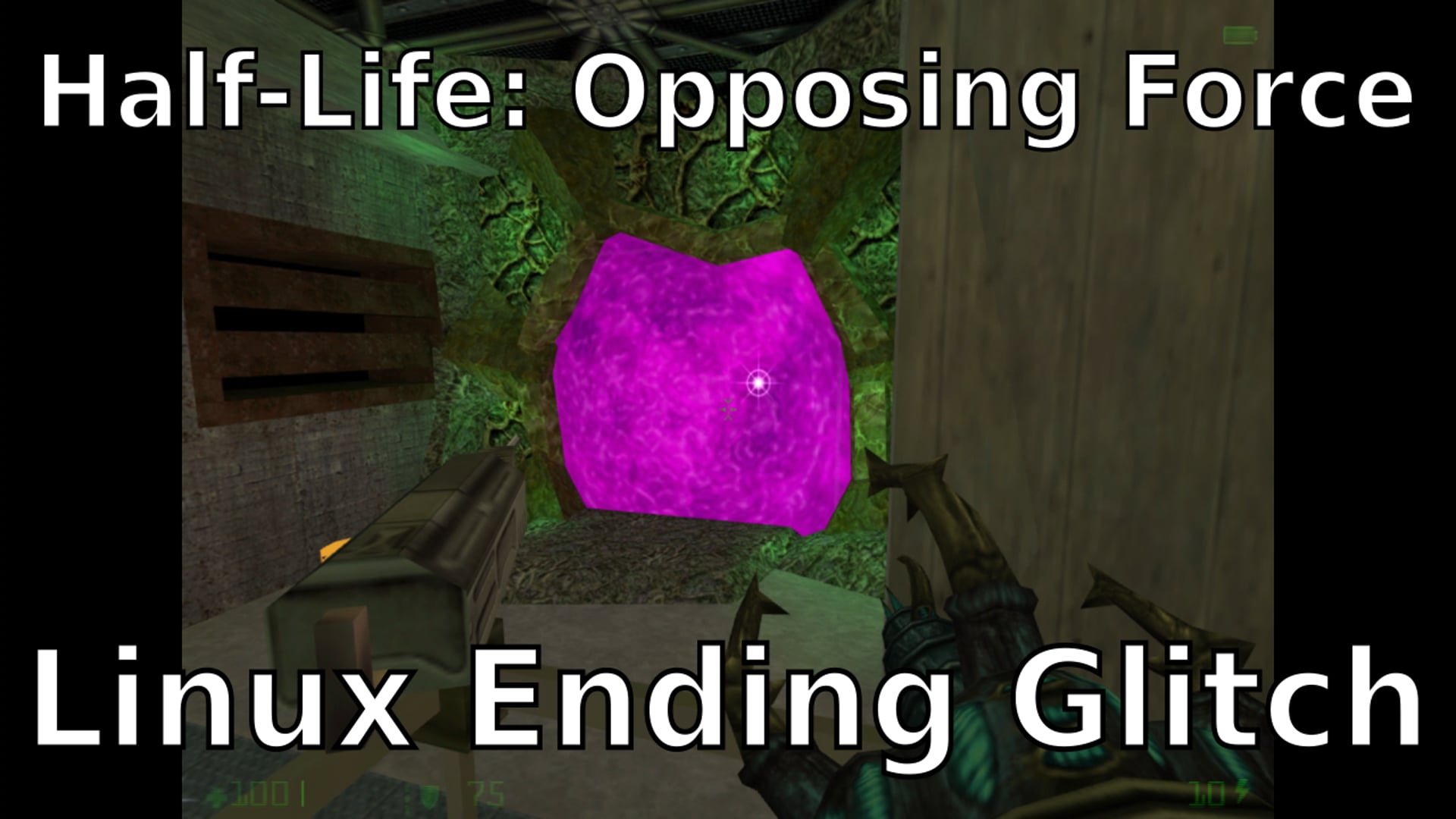 Half-Life: Opposing Force - Linux Ending Glitch