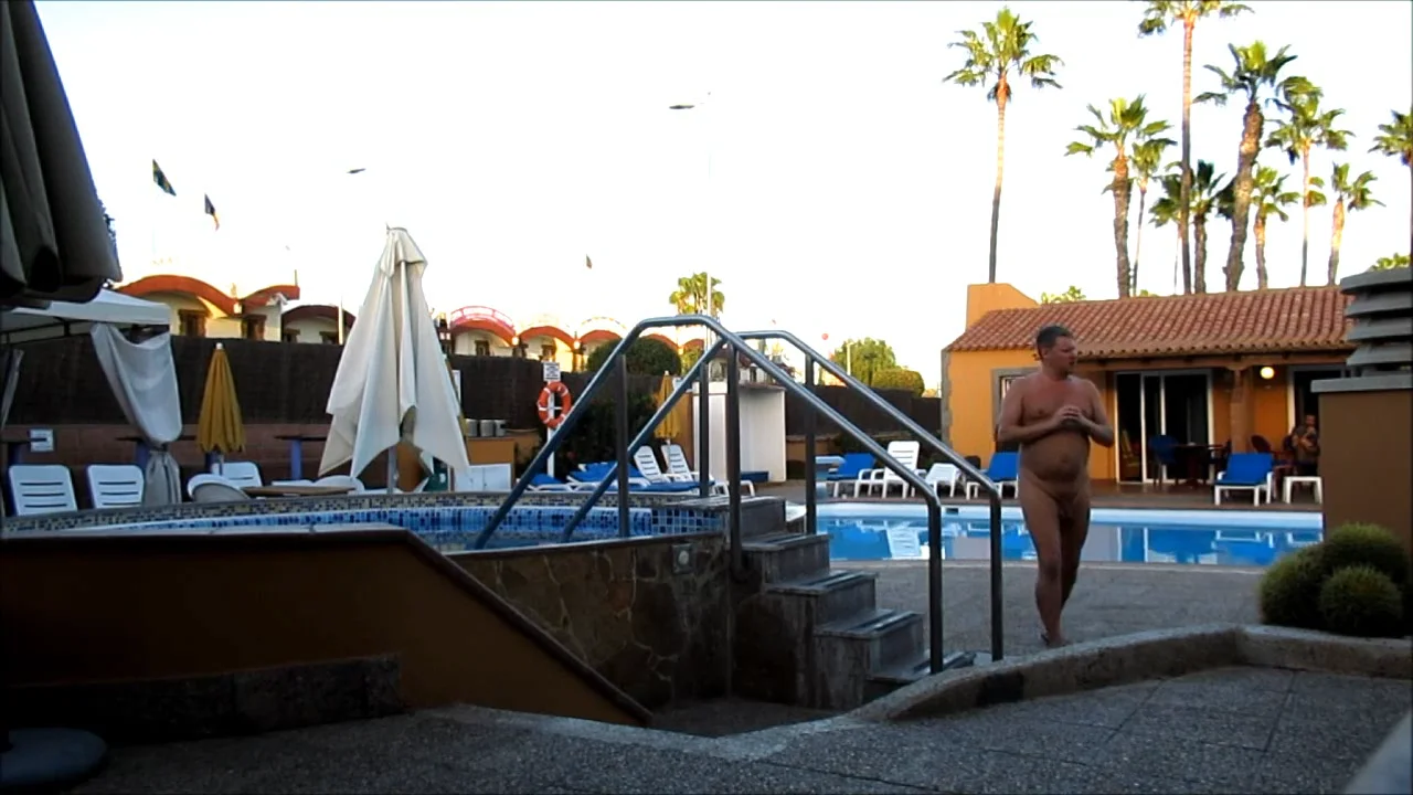 Evening nudism at a clothing optional resort. on Vimeo