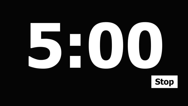 5 Minute Countdown Timer[1080P] On Vimeo