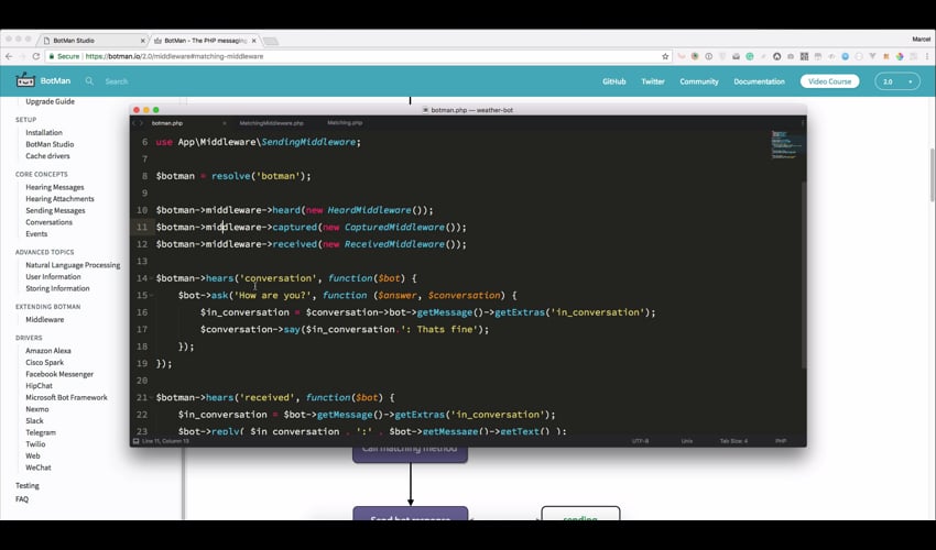 Matching Middleware - Build A Chatbot - Beyond Code