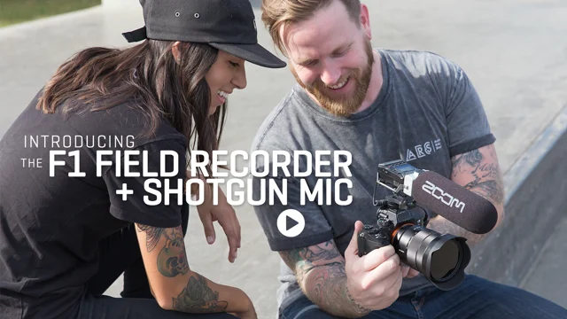 The Zoom F1 Field Recorder + Shotgun Mic