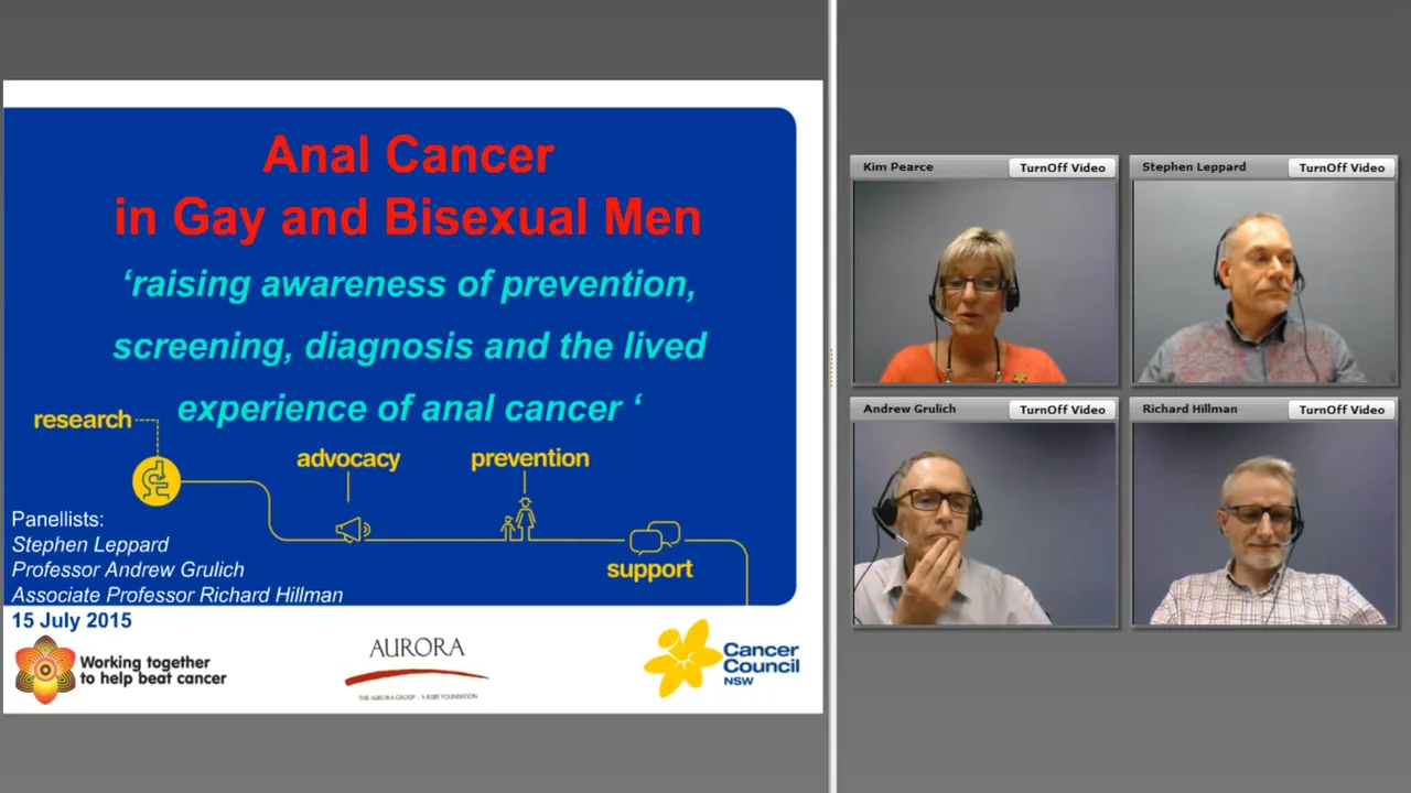 Webinar: Anal Cancer in Gay and Bisexual Men  