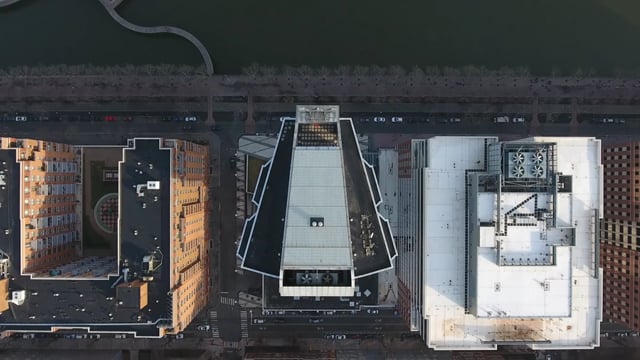 225 River St, Hoboken NJ (Aerial drone video)
