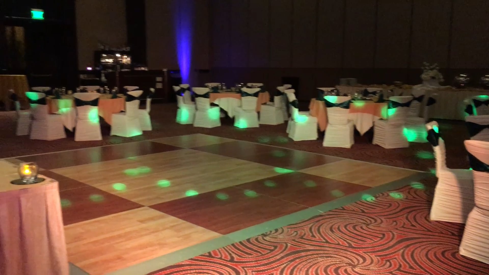 Dance Floor Light Setup