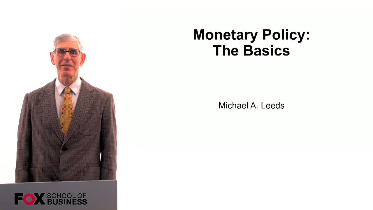 60160Monetary Policy: The Basics