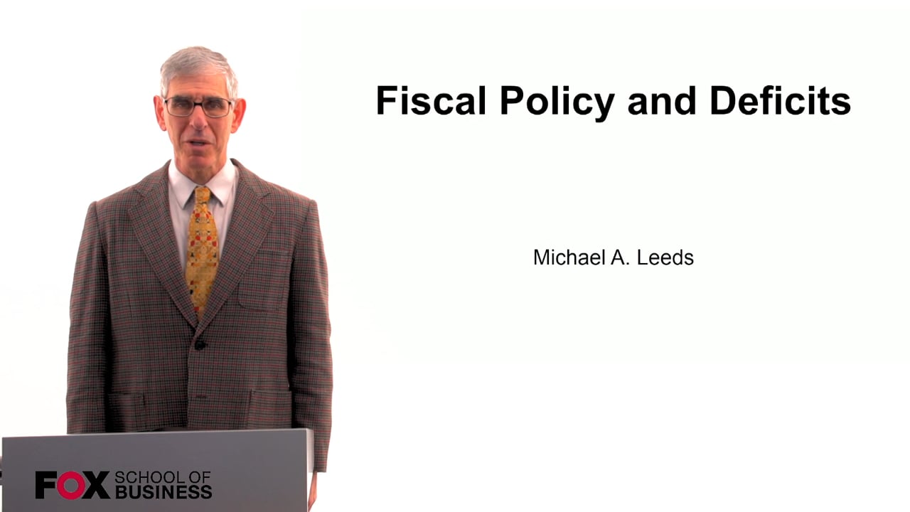 Fiscal Policy and Deficits