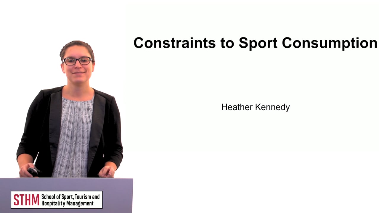 Constraints to Sport Consumption