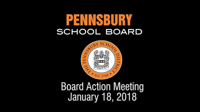 Pennsbury School Board Meeting for January 18, 2018