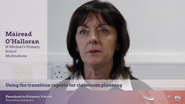 Using the transition reports for classroom planning