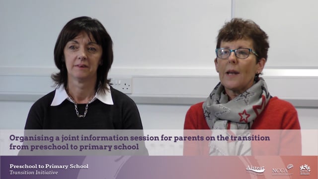 Organising a joint information session for parents on the transition from preschool to primary school