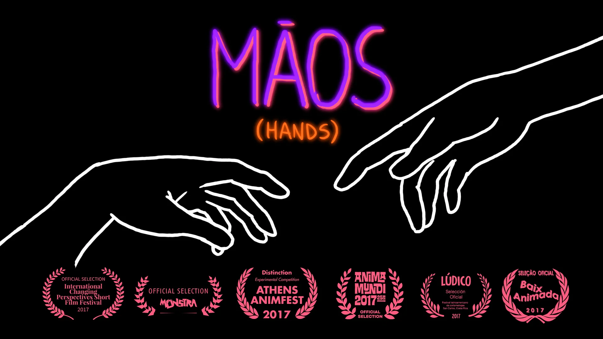 Hand animation.