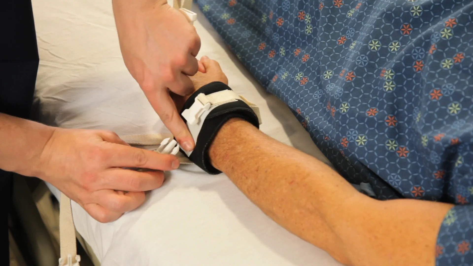 Soft Limb Restraints: Quick Release Limb Holder  