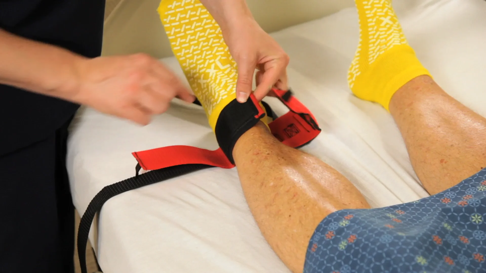 Hard Limb Restraints: Metal Loop Poly Limb Holder: Ankle