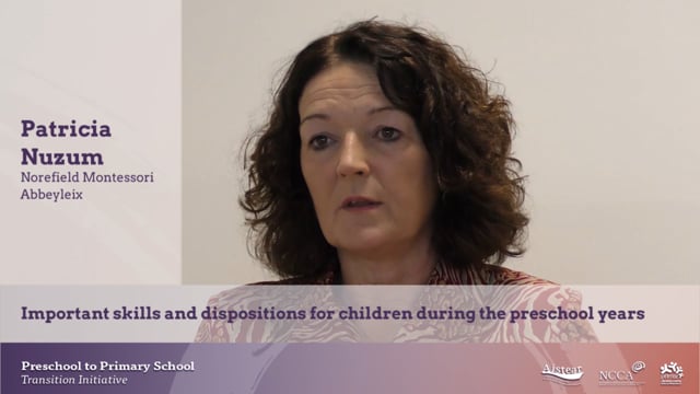 Important skills and dispositions for children during the preschool years