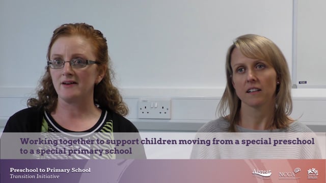 Working together to support children moving from a special preschool to a special primary school
