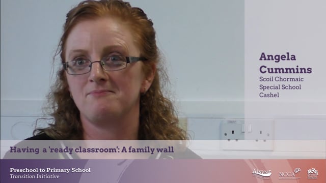 A ready classroom: Having a family wall