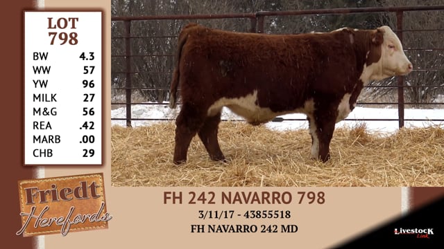 Lot #798 - FH 242 NAVARRO 798