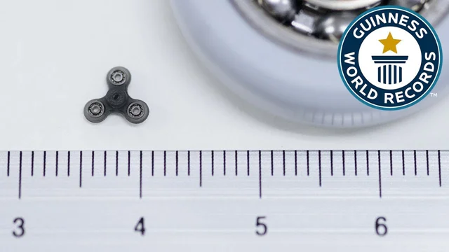 Japanese Company Sets Guinness World Record for Creating the Smallest  Fidget Spinner