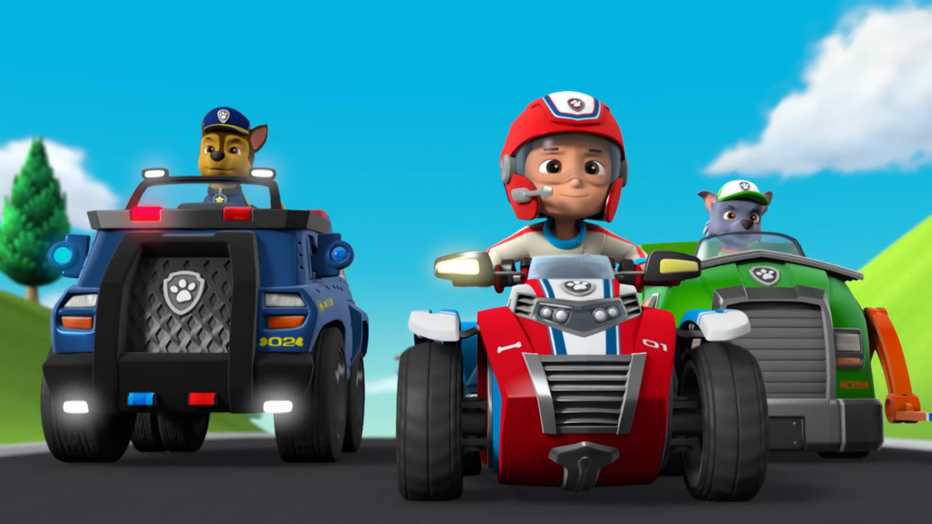 PAW Patroller and Ryder's ATV