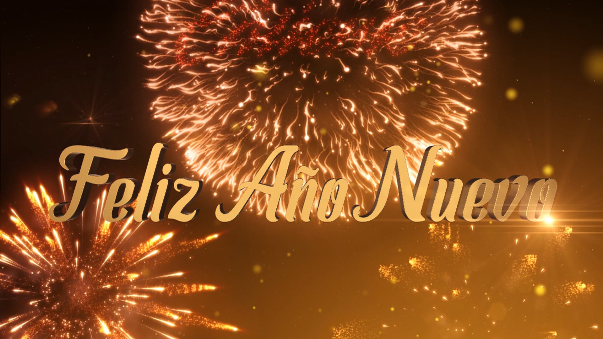 Año nuevo felicitación