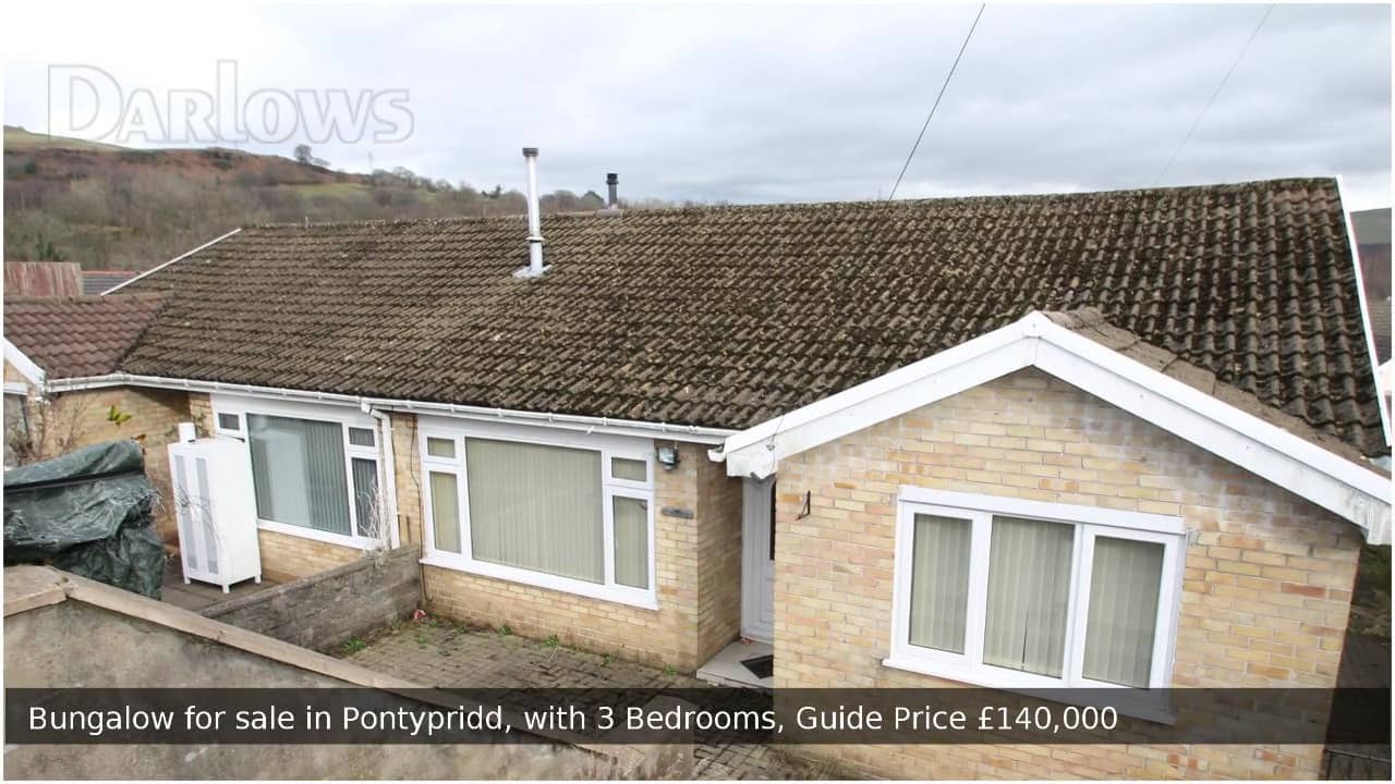 Bungalow for sale in Pontypridd, Guide Price £140,000 on Vimeo